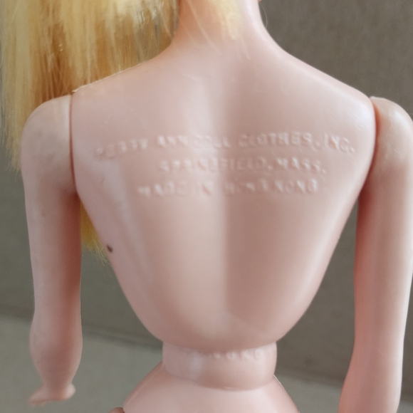 Peggy Ann 11.5" Doll  1960s In Groovy Fashions Dress "Barbie Clone" & Swimsuit - Picture 6 of 9